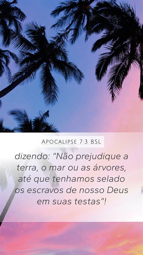 Apocalipse 7 3 BSL Mobile Phone Wallpaper dizendo Não prejudique a