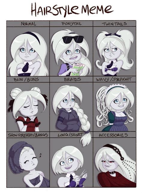 Hairstyle Meme By Silvereelve On Deviantart