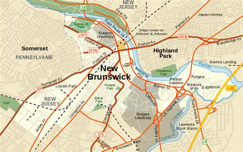 Filenew Brunswick New Jersey Map Frsvg New Brunswick New Jersey