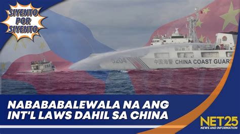 Int L Laws Nababalewala Dahil Sa Agresibong Pagkilos Ng China Sa Wps