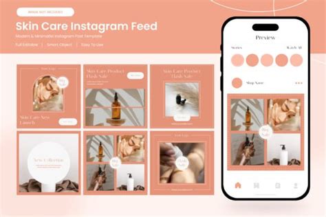 Set Instagram Feed Aesthetic Figma Graphic By Helloghozi · Creative Fabrica