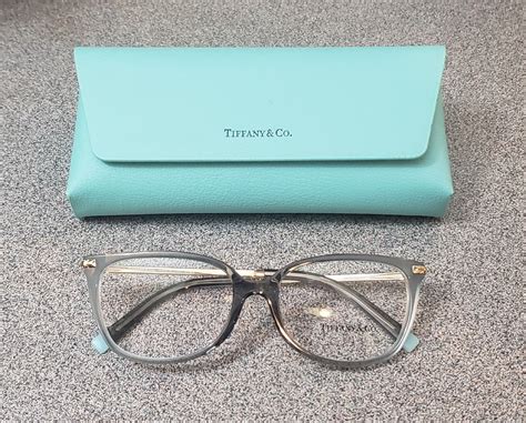 Authentic Tiffany And Co Eyeglasses Tf2221 8346 Green Frames Demo Lens 54mm Ebay