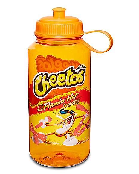 Flamin Hot Cheetos Water Bottle 32 Oz Spencer S