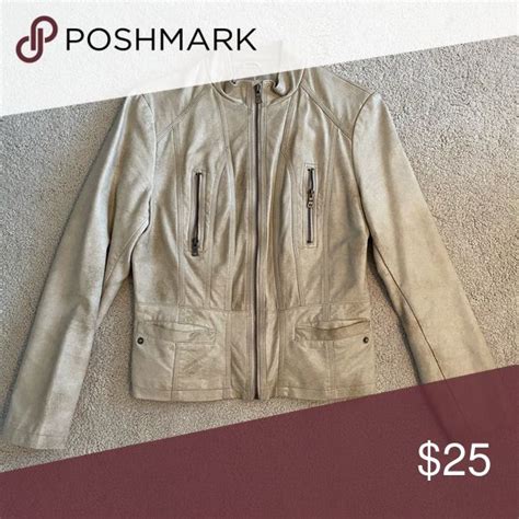 Dressbarn Tan Leather Jacket Tan Leather Jackets Leather Jacket