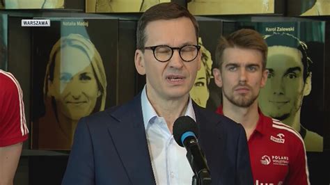 Premier Mateusz Morawiecki Polska i Słowenia zorganizują mistrzostwa