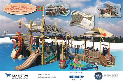 New Woodland Park Aquatic Center Pirate Ship Lexfun4kids