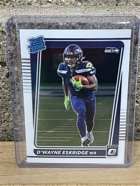 2021 Donruss Optic DWayne Eskridge Rated Rookie Base Seahawks RC 219