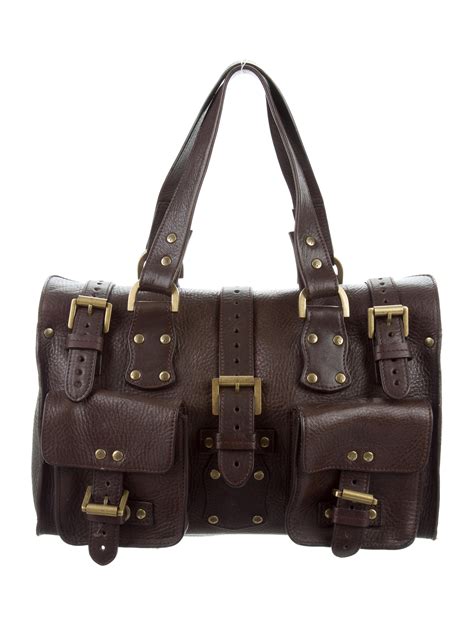 Mulberry Leather Roxanne Bag Brown Shoulder Bags Handbags Mul23006