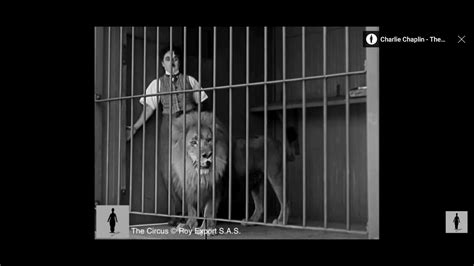 Charlie Chaplin The Lion Cage Full Scene The Circus Youtube