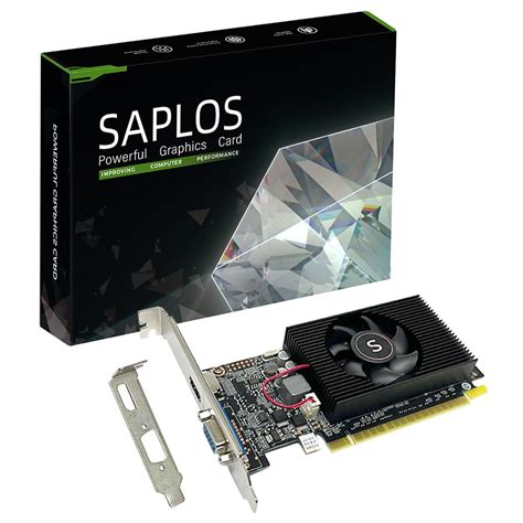 Saplos Geforce Gt 610 Grafikkarte 2gb Ddr3 64 Bit Vga Hdmi Low Profile Grafikkarte Pci