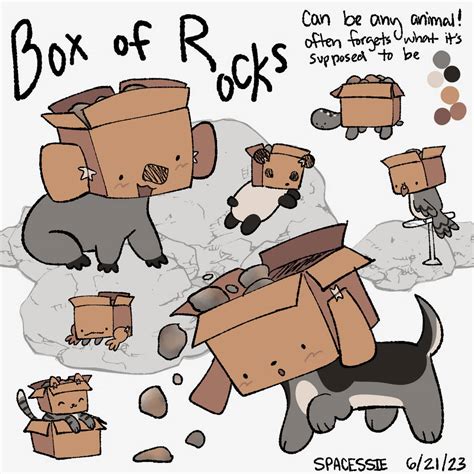 Box Of Rocks by spacessie on DeviantArt