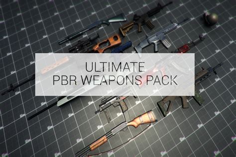 Ultimate Pbr Weapons Pack D Unity Asset Store