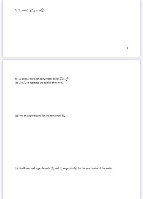 Solved Points Ernsin Points For Each Chegg