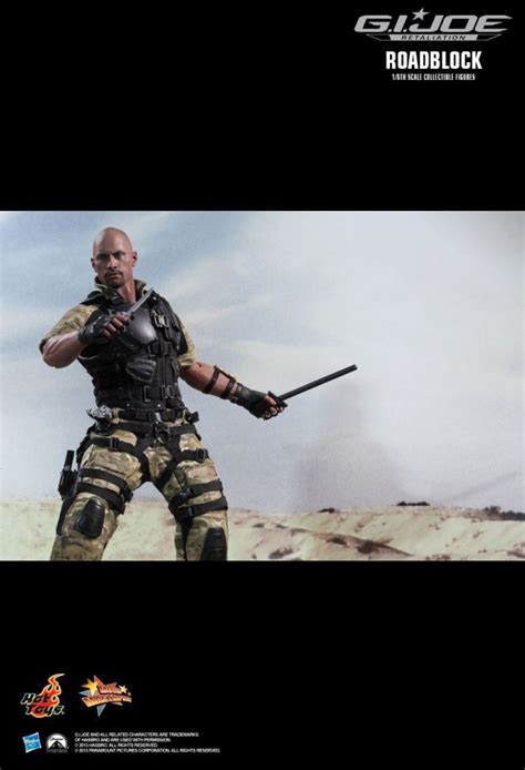 Roadblock Aus Dem Film G I Joe Von Hot Toys Dwayne Johnson MMS