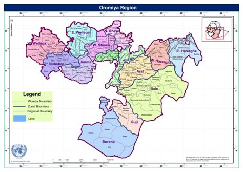 Reference map of Oromiya region, Ethiopia - Ethiopia | ReliefWeb