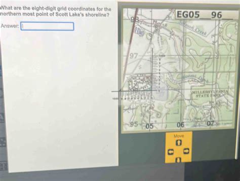 What Are The Eight Digit Grid Coordinates For Northern Most Point Of