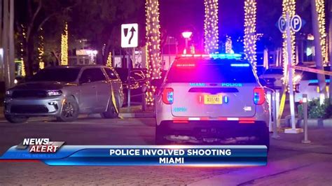 Law Enforcement Officials Investigate Police Involved Shooting In Miami