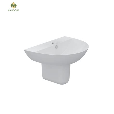 Bathroom Sink Sanipure Rosetta 45 Cm Siphon Cover White Mahgoub For