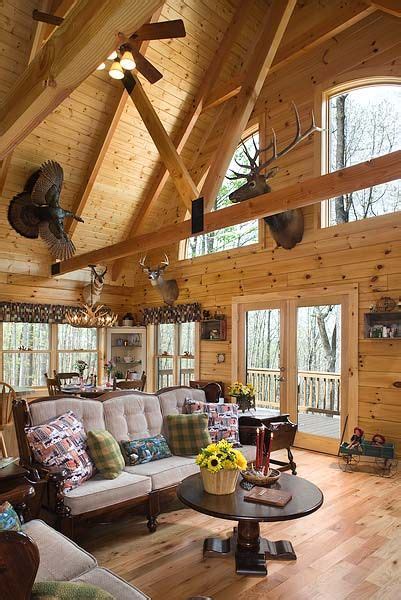 Photos Of A Modified Oakbrook Plan 8x8 D Log Home Designed Milled By