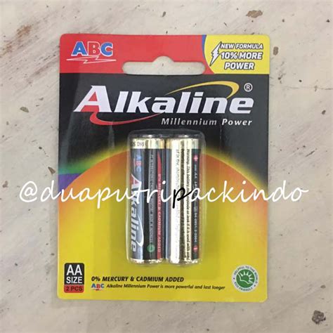 Jual Battery ABC Alkaline AA Dan AAA Isi 2 Pcs Shopee Indonesia