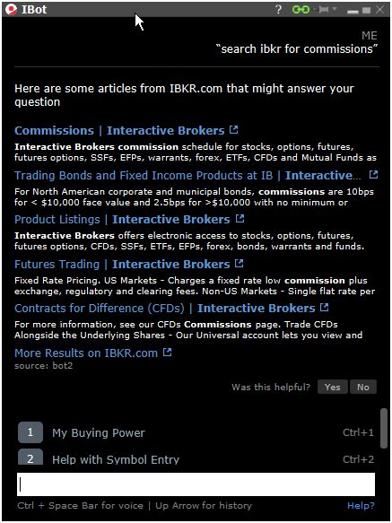 Natural Language Interface To Trading Interactive Brokers U K Limited