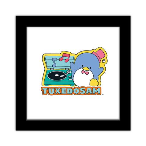 Gallery Pops Sanrio Tuxedo Sam Tuxedo Sam Sticker Graphic Framed Art
