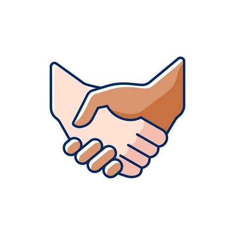 Handshake RGB Color Icon 2133012 Vector Art At Vecteezy