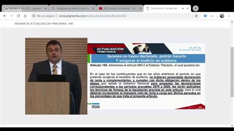 Seminario De Actualizacion Tributaria Marzo 14 2019 Hora 8 00 A M A