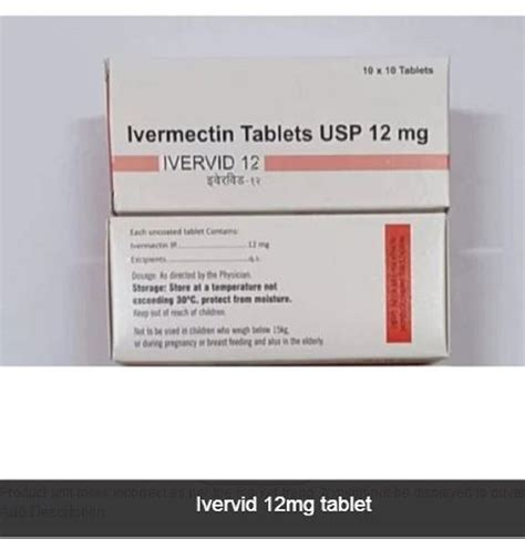 Ivervid Mg Tablet At Rs Box Ivermectin Tablets In Nagpur Id