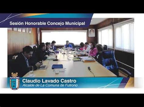 CONCEJO EXTRAORDINARIO MUNICIPAL FUTRONO0 04 04 2024 YouTube