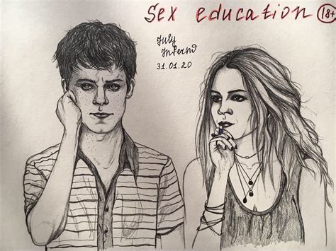 Artstation Sex Education Series Asa Butterfield And Emma Mackey