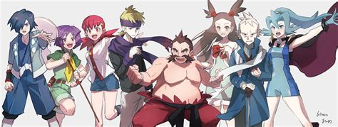 Jasmine Whitney Morty Clair Falkner And 3 More Pokemon And 1 More