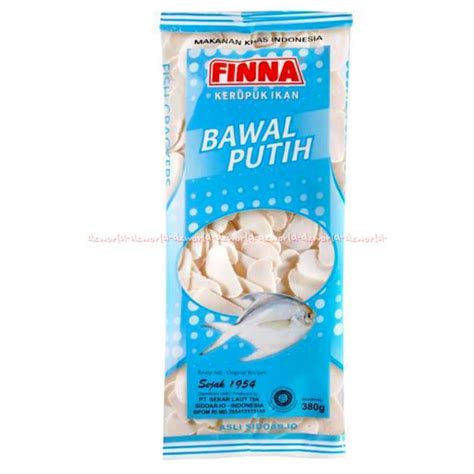 Jual Finna 380gr Kerupuk Ikan Bawal Putih Fish Cracker Kerupuk Fina Di