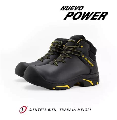 Bota De Seguridad Pwr Negro Riverline Cuotas sin interés