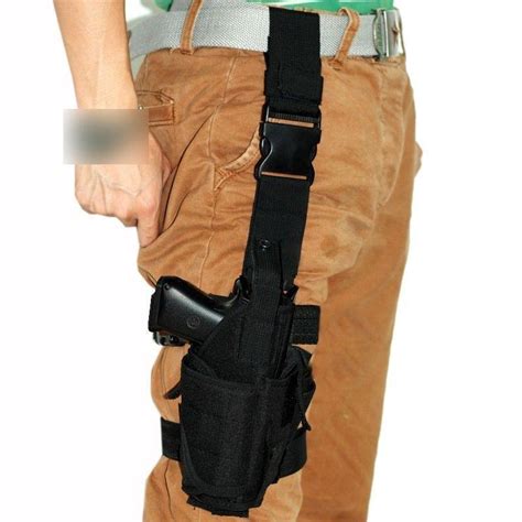 Tactical Army Drop Leg Pistol Holster Rig Handgun Thigh Elite Police Swat Puttee Ebay