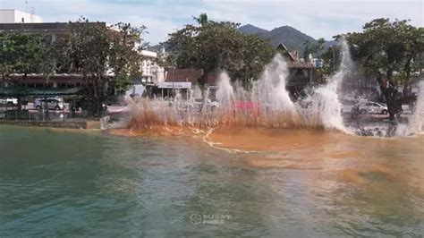 Fot Grafo Faz Imagem Impressionante De Ressaca Em Ubatuba E Viraliza V Deo