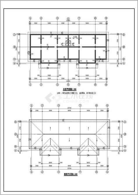 湖北某地方区多套现代化别墅cad平面布置参考图别墅建筑土木在线