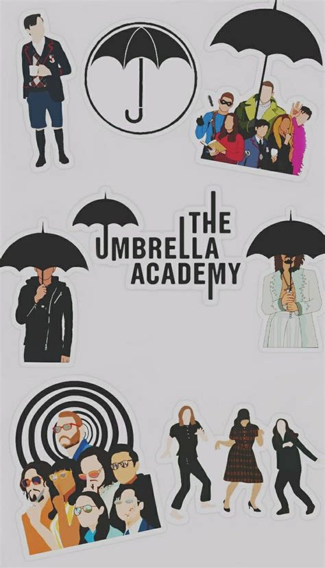 The Umbrella Academy Wallpaper Pegatinas Bonitas Pegatinas