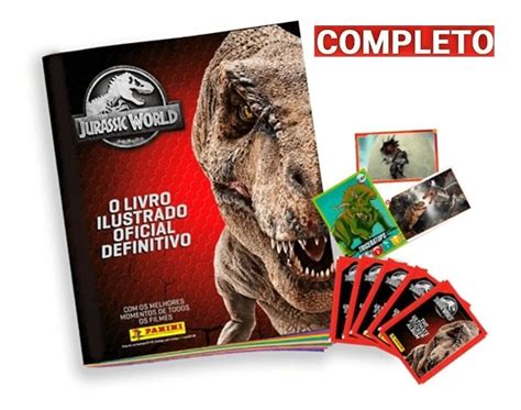 Jurassic World Album Completo Todas Figurinhas E Cards Mercado Livre