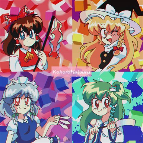 Touhou 18 Icons By Kokorohatsaru On Newgrounds