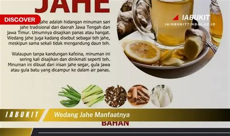 Bikin Penasaran Ketahui Manfaat Wedang Jahe Yang Jarang Diketahui