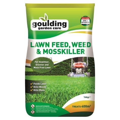 Goulding Extra Strength Lawn Weed Feed And Moss Killer Plant Lawn Care