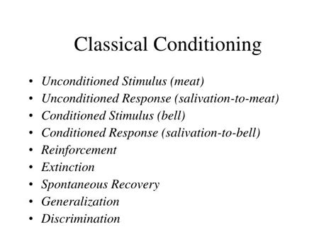 Ppt Classical Conditioning Powerpoint Presentation Free Download Id 512954