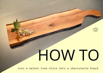 DIY Charcuterie Board Or Cutting Board - Rustic Crafts & DIY