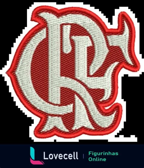 Figurinha Logo Flamengo Bordado Para Whatsapp Lovecell