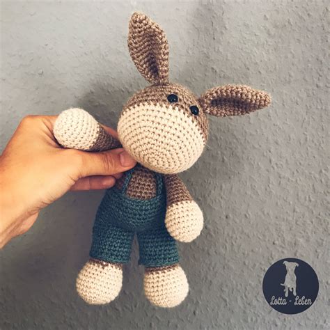 English Crochet Pattern Donkey Etsy De H Keln Anleitung