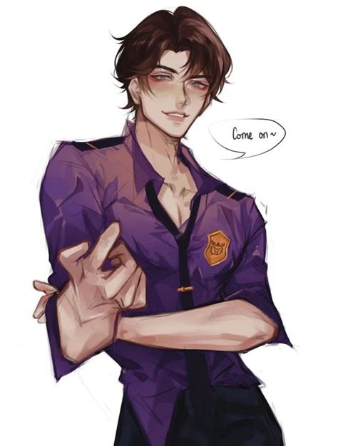 A Glow Up Of William Afton He Deserves Respect Handsome Anime Guys