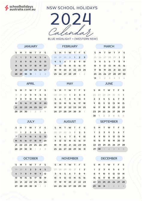 Printable Calendar 2024 Nsw School Holidays Printable Calendar 2024