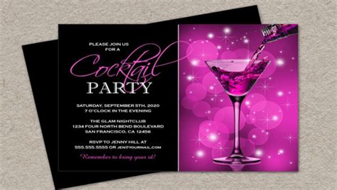 FREE 23+ Awesome Cocktail Party Invitation Templates in MS Word | PSD ...