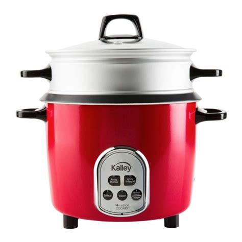 Olla Arroz Kalley Dig K DRC14R Potencia 500w Color Rojo